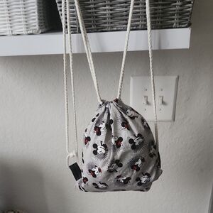 Mickey Mouse Drawstring Bag - Gray